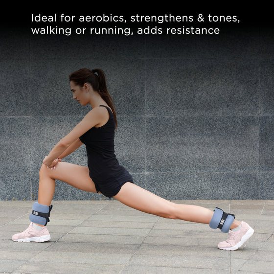 Ankle/Wrist Weights Set 2.5lbs Each