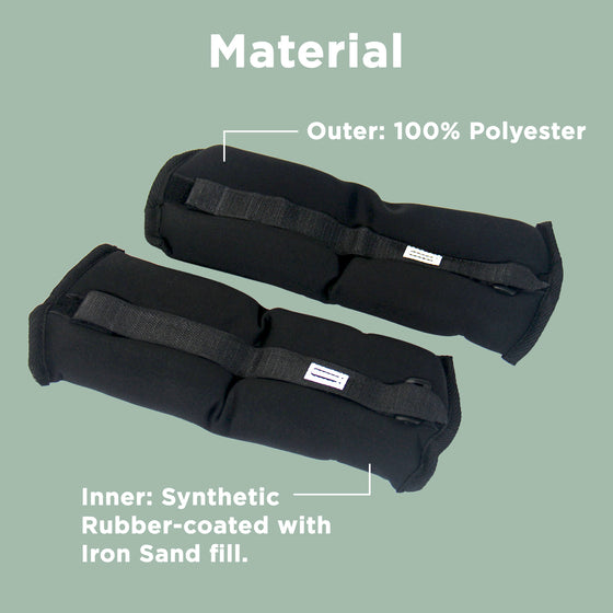 Ankle/Wrist Weights Set 2.5lbs Each