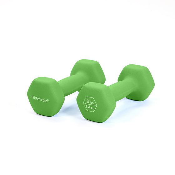 Neoprene 3 lbs Dumbbell Set