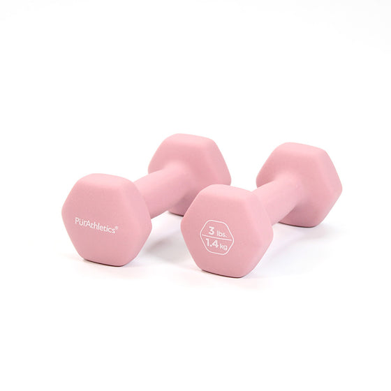 Neoprene 3 lbs Dumbbell Set