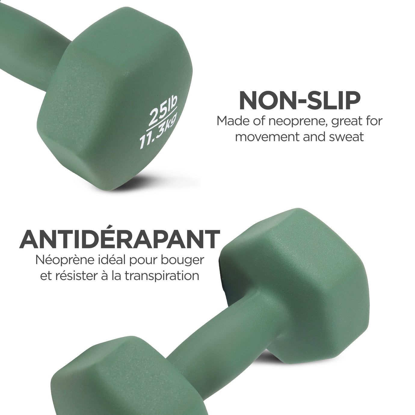 Single Dumbbell, 5/8/10/12/15/20/25 lbs – Zenzation Athletics