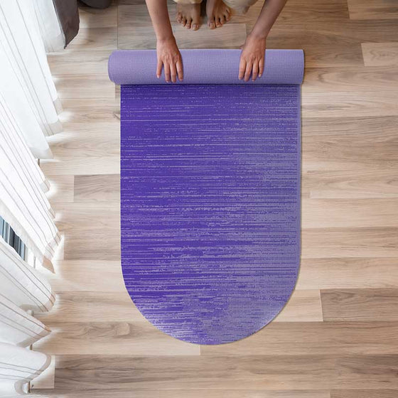 Arched Water Marble Print PVC Mat