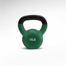  15 lb kettle bell. Non slip cover. Heavy duty for muscle strengthening.