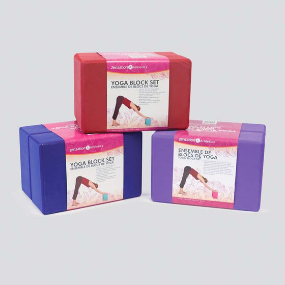 Twin Yoga Block Set, Foam