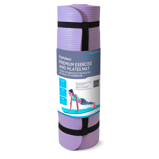 Premium Exercise & Pilates Mat - Extra thick and long